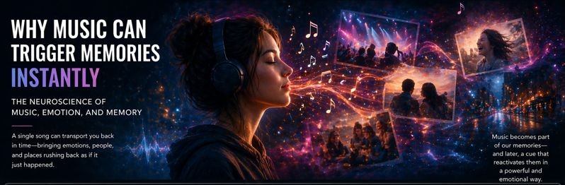 Music and memory illustration